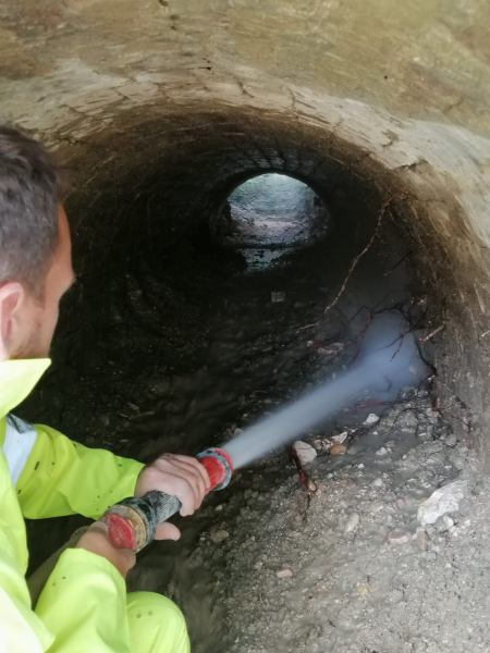 Pulizia attraversamenti